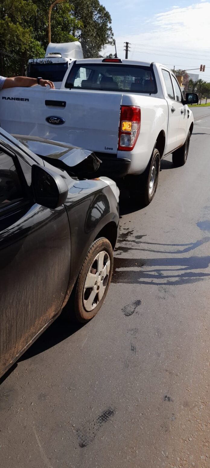 Choque En Cadena Sobre La Avenida Tulo Llamosas El Misionero