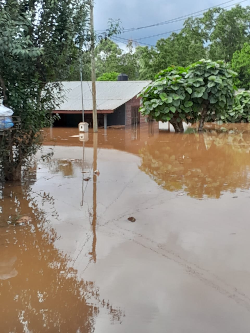 Más de 20 familias evacuadas en El Soberbio por la crecida del río