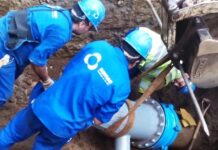 Varios barrios de Posadas y Garupá sin agua por una fuga en un acueducto
