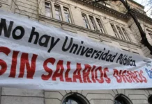 Docentes universitarios paran por 48 horas en reclamo por la Ley de Financiamiento