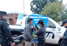 Motociclista conducía con 1,81 g/l de alcohol en sangre en San Vicente