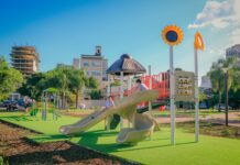 Inauguraron la Plaza Deportiva de Villa Blosset