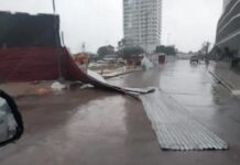 Sorpresiva tormenta con caída de granizo afectó a Corrientes