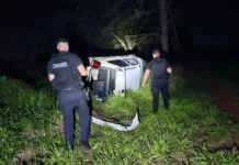 Un auto despistó tras esquivar a un perro en Villa Bonita: tres heridos