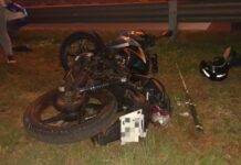 Despiste de motocicleta dejó un joven lesionado en Posadas