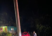 Despiste vehicular dejó una mujer lesionada en la Ruta Provincial 19