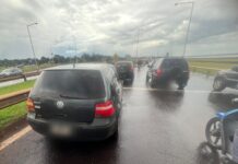 Choque múltiple en Posadas: uno de los conductores se dio a la fuga