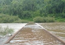 Cerraron el acceso al parque provincial Moconá por crecida del arroyo Yaboty