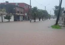 Corrientes bajo agua: cayeron más de 250 milímetros en pocas horas y habilitaron centros de evacuados