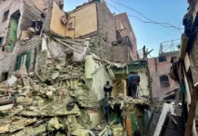 Tragedia en Egipto: ascienden a ocho los muertos por el derrumbe de un edificio en Guiza