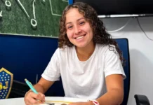 La posadeña Delfina Silvestri firmó su primer contrato profesional con Boca