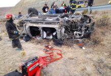 Trágico accidente: una terna de árbitros volcó con su auto al regresar de un partido y uno de ellos murió