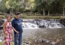 Passalacqua recorrió el balneario “El Francés” en la previa del Festival del Verano