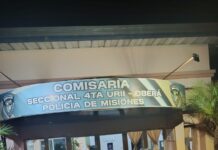 Amenazó a su pareja con un machete y terminó detenido en Oberá