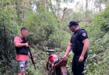 Ocultó motos robadas entre malezas y fue detenido en Campo Viera