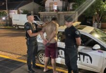 Apóstoles: con 2,42 g/l de alcohol, fue detenido por intentar agredir a su padre