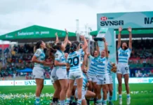 Oro histórico para Las Yaguaretés con la misionera Paula Pedrozo como capitana