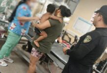 Asistieron con primeros auxilios a un niño con dificultades para respirar