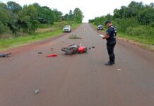Falleció el motociclista de 17 años que había chocado contra una camioneta en la Ruta 103