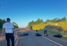 Se les pinchó el neumático y despistaron en la Ruta 14: dos jóvenes resultaron heridos