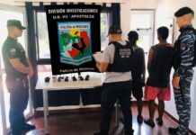 Dúo de delincuentes fue capturado tras una seguidilla de robos de medidores de agua en Apóstoles