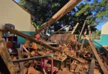 Paraguay: Se derrumbó el techo de una escuela pero gracias a un paro docente se evitó una tragedia