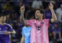 Messi marcó dos goles en la victoria del Inter Miami ante Orlando y alcanzó una nueva marca en su carrera