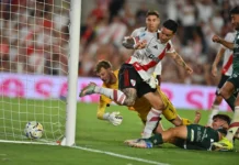 River le ganó a Sarmiento por 2-0 en el debut del “Chacho” Coudet como local