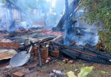 Una vivienda fue consumida por las llamas en Concepción de la Sierra