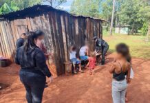 Cinco hermanitos abandonados y en situación de vulnerabilidad en Oberá