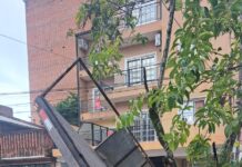 Perdió el control y chocó a tres vehículos estacionados