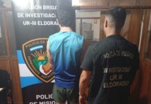 Un hombre fue detenido tras amenazar a su pareja e intentar evadir a la Policía en Eldorado