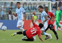 Racing igualó ante Caracas en la Copa Sudamericana y extendió su mal momento