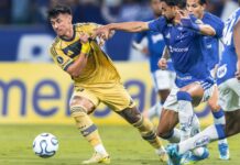 Boca perdió con Cruzeiro en Brasil y se quedó sin invicto