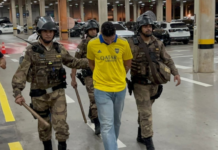 Detuvieron a un hincha de Boca en Brasil por presuntos gestos racistas