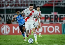 River aguantó con uno menos y se trajo un empate de Bolivia