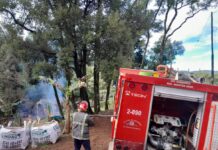 Incendio consumió una vivienda en Irigoyen: hay un herido