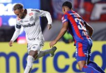 Copa Sudamericana: San Lorenzo igualó con el Santos de Neymar y es líder en su grupo