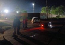 Colisión entre auto y moto dejó un lesionado en Posadas