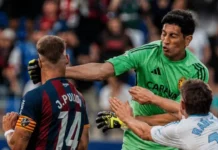 Histórica suspensión al arquero Esteban Andrada por la agresión a un rival