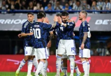 La Selección argentina recuperó su nivel y goleó a Zambia en su último amistoso en el país antes del Mundial