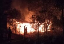 Un incendio destruyó una vivienda y dejó a un hombre hospitalizado en Eldorado