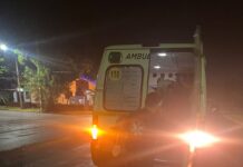Una adolescente resultó herida tras el despiste de una motocicleta en la Costanera de Posadas