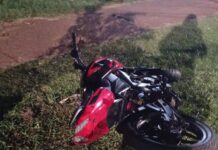 Un motociclista resultó lesionado tras chocar con un automóvil en Garupá