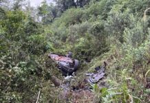 Familia brasileña despistó con su vehículo en cercanías del Parque Urugua-í y fue hospitalizada