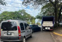 Una mujer lesionada tras un choque en cadena en Posadas