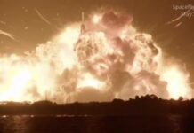 Cabo Cañaveral: explotó un cohete de Blue Origin durante un ensayo de motores en la plataforma de lanzamiento