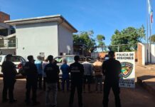 Garuhapé-Mí: siete hombres demorados y mujeres trasladadas en procedimiento por usurpación