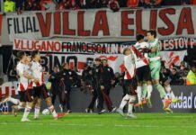 Cuatro jugadores de River terminaron “tocados” ante San Lorenzo y son duda para enfrentar a Gimnasia