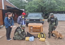 Secuestraron marihuana en un colectivo de media distancia en Santa Ana